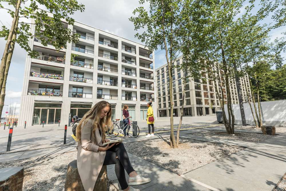 Greencity füllt sich mit Leben