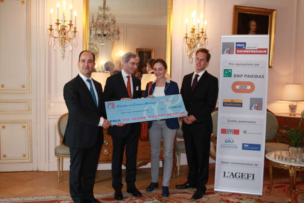 Der „Prix du Jeune Entrepreneur 2013“ (Jungunternehmerpreis)