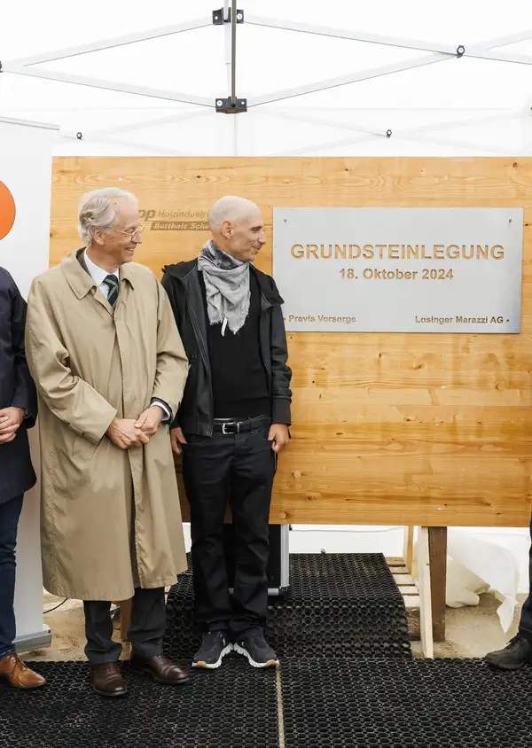 Grundsteinlegung für das nachhaltige Neubauprojekt Segetzpark in Solothurn