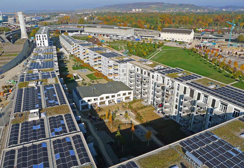 Erlenmatt West: Fertigstellung des ersten „2000-Watt-Areals“ in Basel