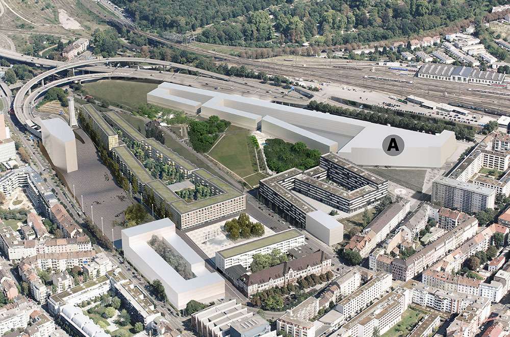 Erlenmattquartier in Basel: Entwicklung des Baufeldes A